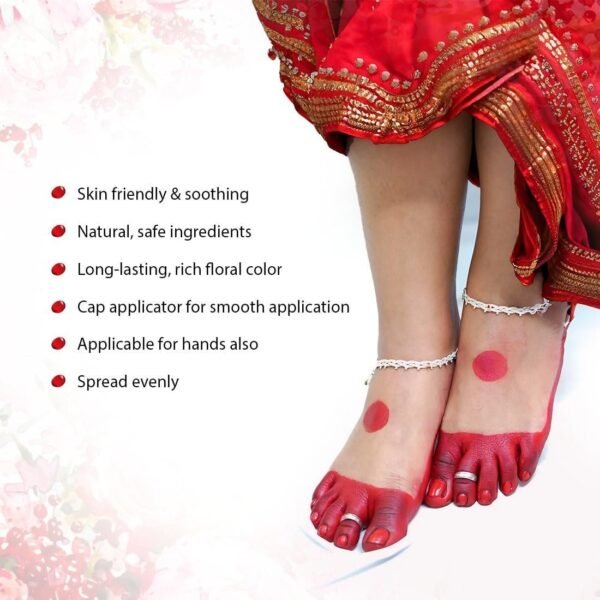KEYA SETH Alta Red Dye used for Dancers (95 ml) - Image 5