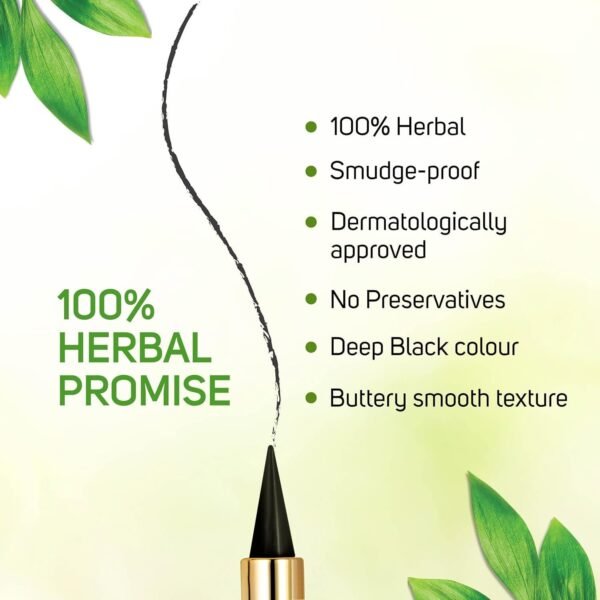 Farmherbs 100% Herbal Kajal Stick For Adults-Natural Olive Wax Based,Certified Lead-Free,Irritation-Free,Synthetic Chemical-Free,Smudgeproof,Natural Black Color - Image 3