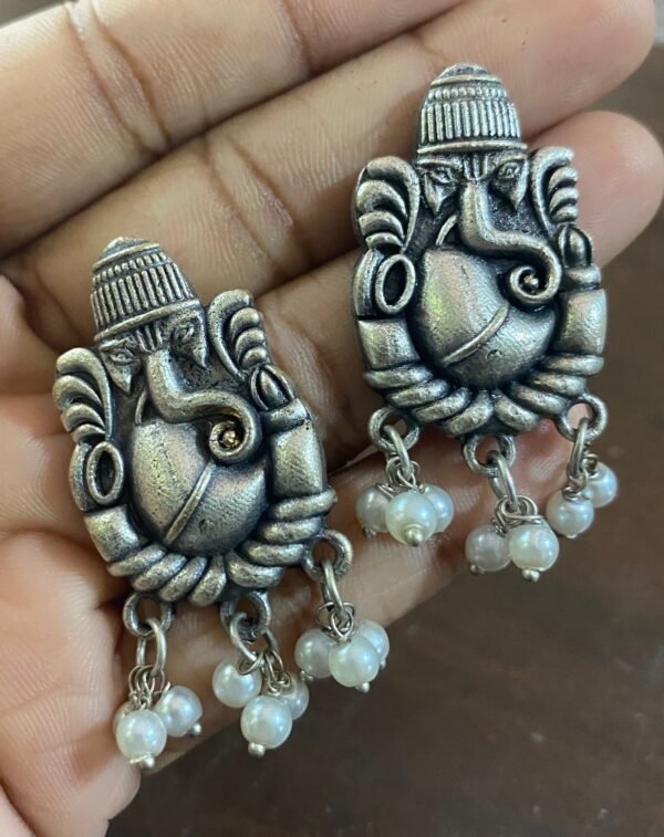 Medium Ganesha Studs